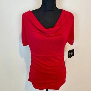 NWT By & By Red Women's Top Size L